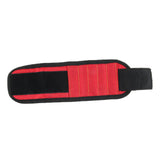Max Magnetic Wristband Nail Screw Holder Tool Storage Drill Belt Red