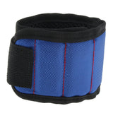 Max Magnetic Wristband Nail Screw Holder Tool Storage Drill Belt Blue