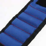 Max Magnetic Wristband Nail Screw Holder Tool Storage Drill Belt Blue