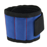 Max Magnetic Wristband Nail Screw Holder Tool Storage Drill Belt Blue