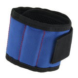 Max Magnetic Wristband Nail Screw Holder Tool Storage Drill Belt Blue