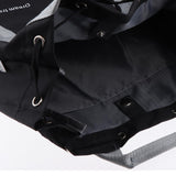 Max Men Women Causal Backpacks Waterproof Drawstring Bag Travel Backpacks Black