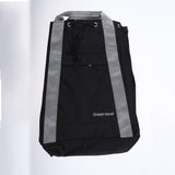 Max Men Women Causal Backpacks Waterproof Drawstring Bag Travel Backpacks Black