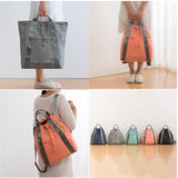 Max Men Women Causal Backpacks Waterproof Drawstring Bag Travel Backpacks Black