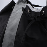 Max Men Women Causal Backpacks Waterproof Drawstring Bag Travel Backpacks Black