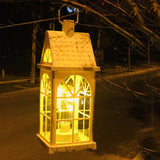 Maxbell Haning Lantern Christmas Wedding Party Decoration Warm White LED Lights