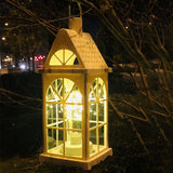 Maxbell Haning Lantern Christmas Wedding Party Decoration Warm White LED Lights