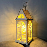 Maxbell Haning Lantern Christmas Wedding Party Decoration Warm White LED Lights