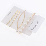 Women Pearl Hair Clip Metal Hairpin Barrette Clamp Accessory Styling Jewelry 1