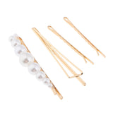 Women Pearl Hair Clip Metal Hairpin Barrette Clamp Accessory Styling Jewelry 3