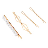 Women Pearl Hair Clip Metal Hairpin Barrette Clamp Accessory Styling Jewelry 4