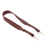 4cm Wide Purse Strap Replacement Leather Crossbody Bag Straps Handbag Belt Coffee