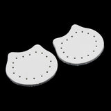 Max 2pcs Leather Sew on Bag Zipper Stopper Bottom Purse Making Supplies White