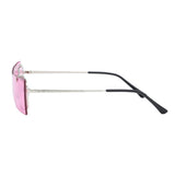 Max Lady Vintage Small Frame UV400 Sunglasses Flip Up Eyewear Designer Pink
