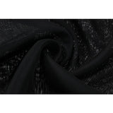 Maxbell Belly Dance Chiffon Veil Shawl Scarf Sequins Trim Hip Wrap Scarves Black