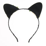 Max Paper Flower Cat Ears Party Women Girls Kids Headband Fancy Dress Beige