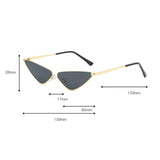 Unisex Metal Frame Fashion Cat Eye Sunglasses UV 400 Eyeglasses Coffee