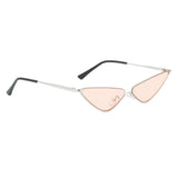 Max Unisex Metal Frame Fashion Cat Eye Sunglasses UV 400 Eyeglasses Pink
