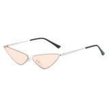 Max Unisex Metal Frame Fashion Cat Eye Sunglasses UV 400 Eyeglasses Pink