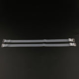 Maxbell Women Clear Silicone Bra Straps Adjustable Shoulder Straps Replacement White