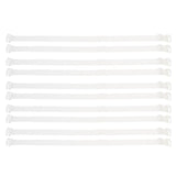 Maxbell Women Clear Silicone Bra Straps Adjustable Shoulder Straps Replacement White