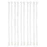 Maxbell Women Clear Silicone Bra Straps Adjustable Shoulder Straps Replacement White