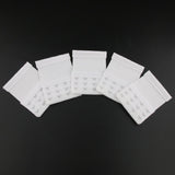 Maxbell 5Pack Womens Bra Extender 4 Hook 3 Rows Bra Extension Underwear Straps White