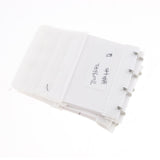 Maxbell 5Pack Womens Bra Extender 4 Hook 3 Rows Bra Extension Underwear Straps White