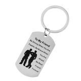 To My Friend Inspiration Words Keyring Graduation Birthday Best Friend Gifts