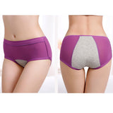 Max Women's Menstrual Period Panties Leakproof Physiological Underwear Purple M