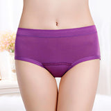 Max Women's Menstrual Period Panties Leakproof Physiological Underwear Purple M