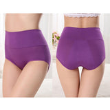 Womens Postpartum Menstrual Period Protective Cotton Panties Underwear XL Purple