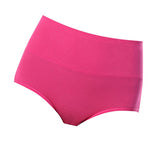 Womens Postpartum Menstrual Period Protective Cotton Panties Underwear L Rose Red