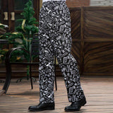 Max Cargo Baggy Pants Restaurant Trousers Women Men Funny Print Work Apparel