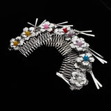Maxbell 2pcs Retro Ancient Chinese Hair Accessories Hair Comb Clips Hair Pin Pink