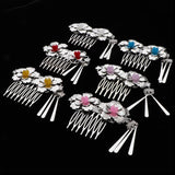 Maxbell 2pcs Retro Ancient Chinese Hair Accessories Hair Comb Clips Hair Pin Pink