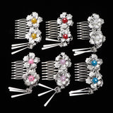 Maxbell 2pcs Retro Ancient Chinese Hair Accessories Hair Comb Clips Hair Pin Pink