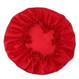 Silk Satin Night Sleep Cap Hair Care Beauty Bonnet Hat Head Cover Red