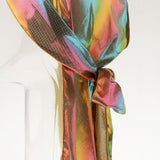 Max Shiny Rainbow Silky Chemo Scarf Cap Musilim Hat Durag Headwrap Gold