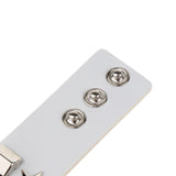 Max Layered Gothic Skull Punk Bracelet Rivet Leather Cuff Bangle Wristband White