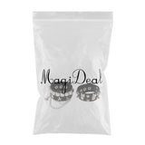 Max Layered Gothic Skull Punk Bracelet Rivet Leather Cuff Bangle Wristband Black