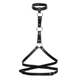 Max Womens PU Leather Harness Adjustable Waist Belt Gothic Body Harness Lingerie