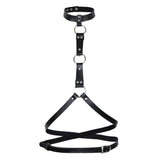 Max Womens PU Leather Harness Adjustable Waist Belt Gothic Body Harness Lingerie
