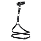 Max Womens PU Leather Harness Adjustable Waist Belt Gothic Body Harness Lingerie