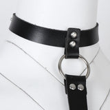 Max Womens PU Leather Harness Adjustable Waist Belt Gothic Body Harness Lingerie