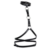 Max Womens PU Leather Harness Adjustable Waist Belt Gothic Body Harness Lingerie