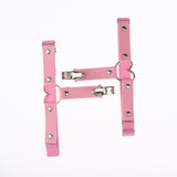 Max Womens Heart Decor Sexy Garters Adjustable Leg Strap Garters Suspenders Pink