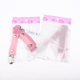 Max Womens Heart Decor Sexy Garters Adjustable Leg Strap Garters Suspenders Pink