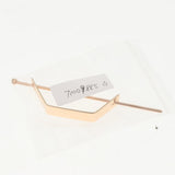 Max Women's Vintage Simple Geometric Chinese Hair Pin Wedding Hair Stick Gold