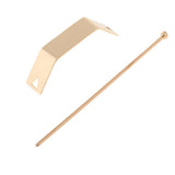 Max Women's Vintage Simple Geometric Chinese Hair Pin Wedding Hair Stick Gold